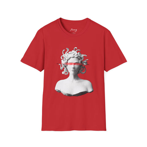 Red-Eyed Medusa sticker for dramatic and bold fashion.	