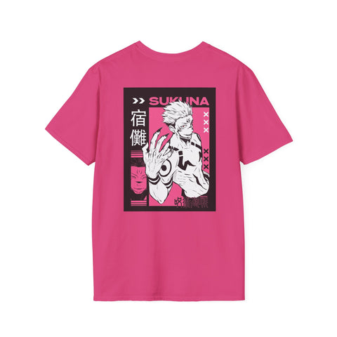 JJK Sukuna Tee sticker for anime-inspired clothing.	